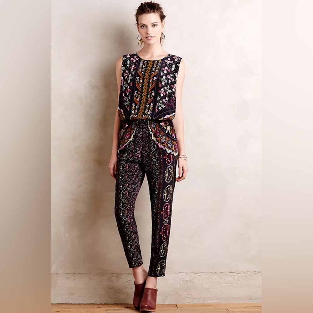 Hemant and Nandita Stitchwork Jumpsuit‎ medium